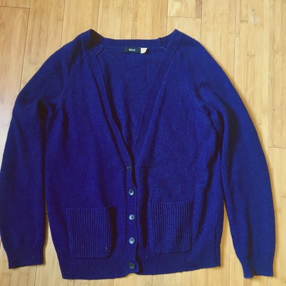 BDG Urban Outfitters | Navy Blue Cardigan - Picture 1 of 3